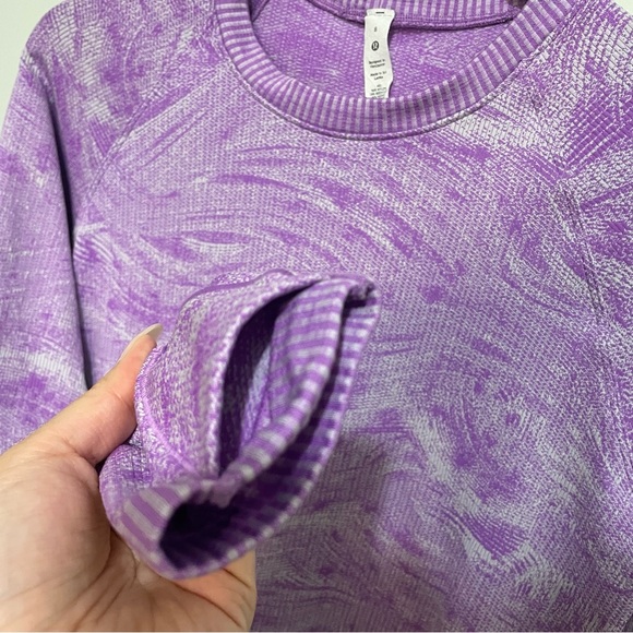 Lululemon Rest Less Pullover long sleeve faint lavender size 8 - Picture 9 of 12
